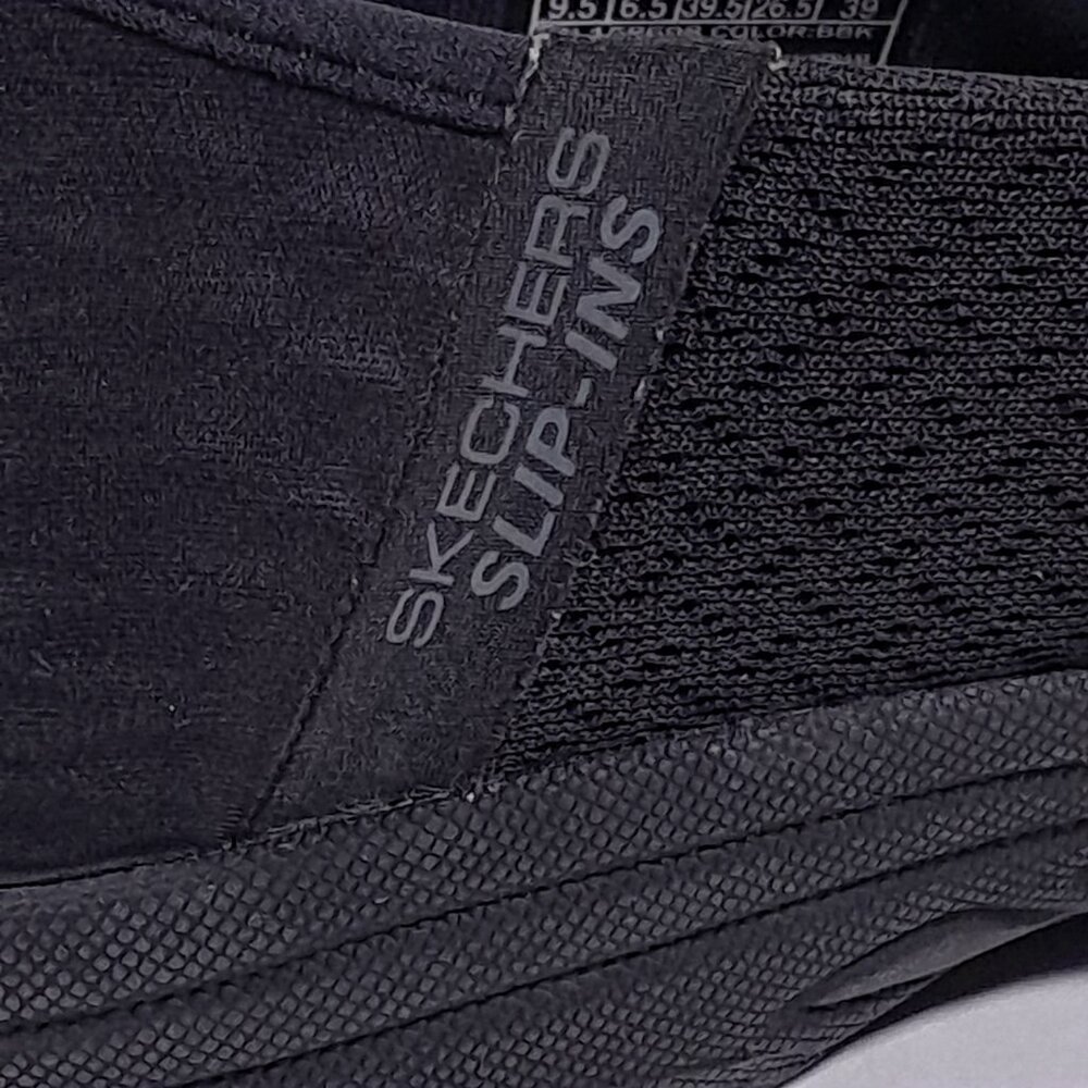 Skechers Slip Ins Shoes Women 9.5 Black Reggae Fest 2.0 Sneakers 158698 - Picture 14 of 14